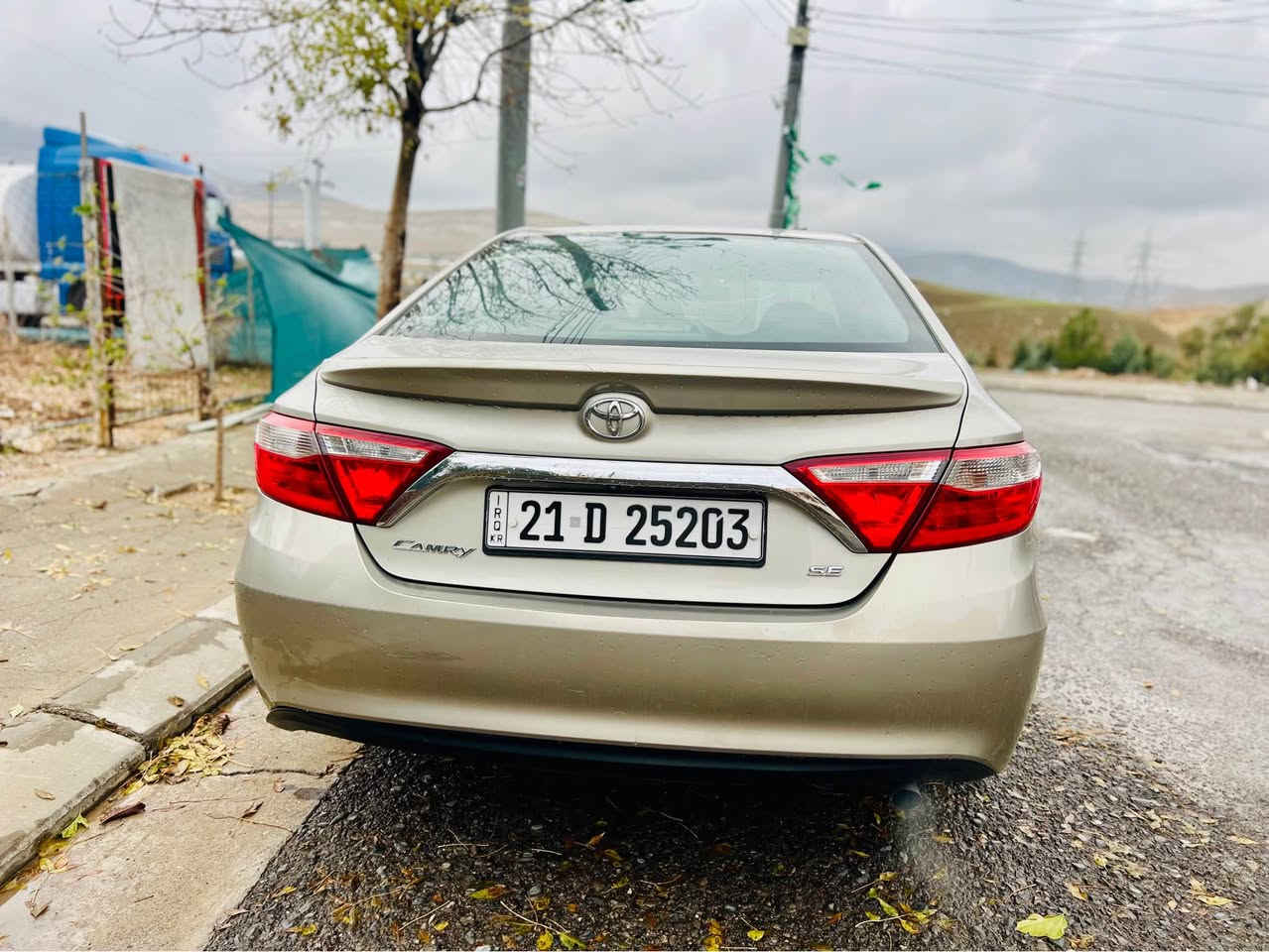 کامری ٢٠١٦ SE دوپارچە بۆیاخ گێرو مەکینە بە شەرت  بێ مەسرەفە ڕەقەمو سەنەوی تازەیە بەشەرتی تەحویل   بیتاقەی بەنزینی هەیە  نرخ ١٣٨ وەرەقەو مەجال 
 *********** كركوك, العراق
