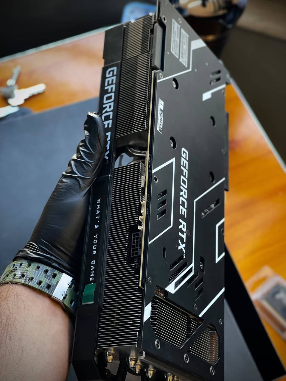 Rtx 3090TI 24GB PCI_E
A.RGB FANS

The new one  

clean 99.9%

*********** واتساب

***********
موصل متوفر توصيل
