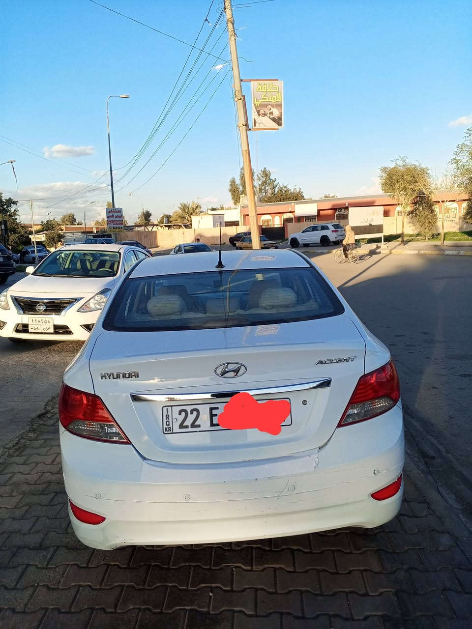 سلام عليكم ورحمة اكسنت موديل ١٢ محرك مامفتوح دفتر بانزين  بدون صبخ بدون تبديل جديده سياره مواصفات فول خدمات رقم سنويه جديد *********** كركوك بس بيع مامتواجد ع فيس  خابر او عل واتس
