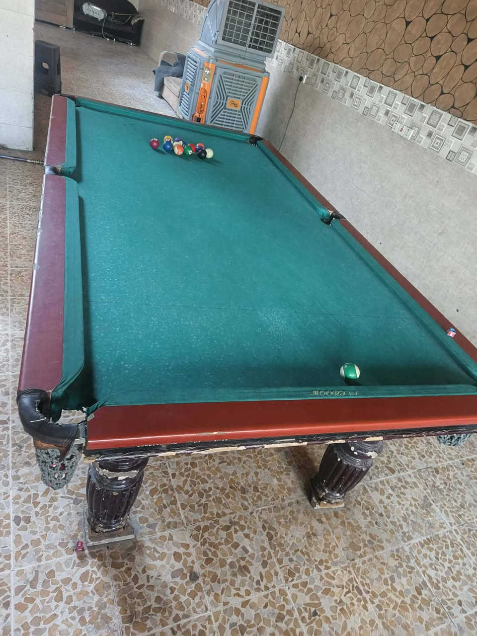 السلام عليكم
ميزين بليارد للبيع مع ملحقاته
سعر الميزين٦٠٠ بيهم مجال
العنوان موصل حي الزهراء
للتواصل:***********
