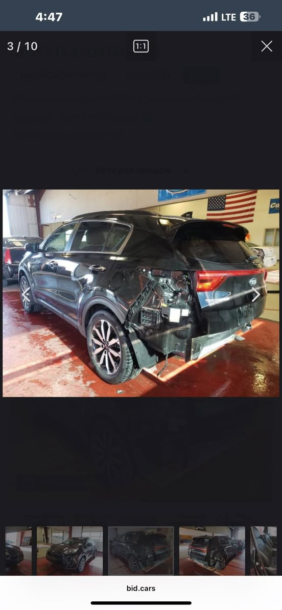 سبورتج  أمريكي  فول  ماشيه 51 الف ميل حادث بصوره
***********
