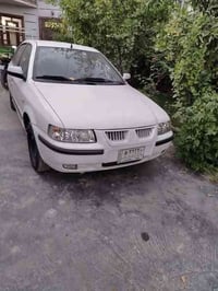 سمند موديل ٢٠١٠ خصوصي ابيض رقم بغداد مميز تحويل ثاني يوم كير مكينة بحا...