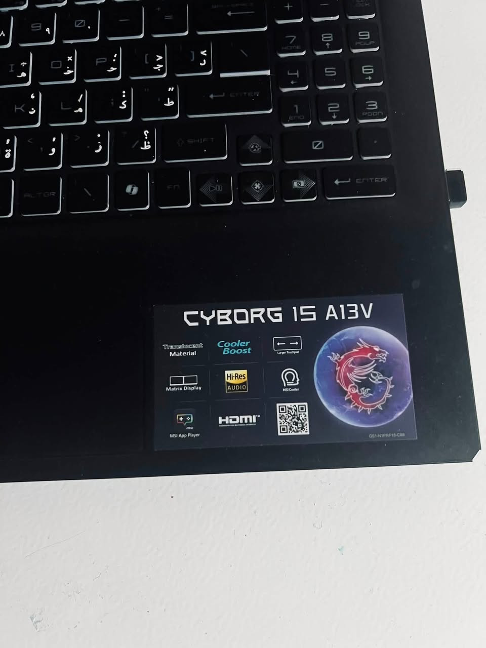 الوحش MSI Cyborg 15 كسر زيرو (Open Box) 🔥 بأقوى مواصفات وأنسب سعر!
⚙️ المواصفات التقنية:
 المعالج: Intel Core i7-13620H (الجيل 13)
 كرت الشاشة: Nvidia GeForce RTX 4060 (8GB)
 الرام: 16GB DDR5
 الهارد: [اكتب حجم هاردك 512GB أو 1TB] NVMe SSD
 الشاشة: 15.6 بوصة بدقة FHD وتردد 144Hz
 الحالة: Open Box (شبه جديد ونظيف جداً 100%)
📥 للاستفسار والسعر: يرجى مراسلة الصفحة أو الاتصال على الرقم [***********].
🚚 متوفر توصيل لكافة المحافظات.

