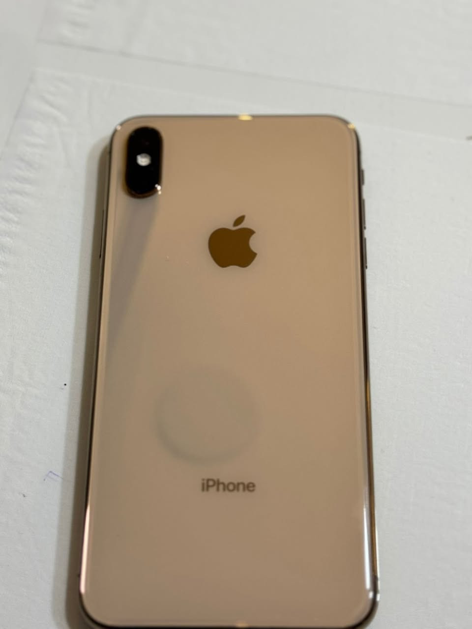 سلام عليكم 
🔶🔶للبيع فقط فقط🔶🔶 
ايفون اكس اس ماكس
☑️ذاكرة ٢٥٦
☑️بطاريه ٨١ 
☑️لون ذهبي 
☑️بدون اي شخط اي ضربه 
اخذته بوكتة من نزل 

🟢🟢دبل سيم كارت 🟢🟢

🔘بدون تصليح 
فقط بي هاي الدوت سودة بلشاشه وماماثرة عالشاشه ولا لمس ولا فيس ايدي
كلشي بي شغال وطبيعي ١٠٠٪؜

توصيل ماعندي
مكاني بغداد- رصافة
سعره:- ١٦٠.٠٠٠ الف دينار


**إذا كنت صاحب هذا الإعلان وتريد حذفه لأي سبب، رجاءا أرسل رسالة إلى الدعم الفني**