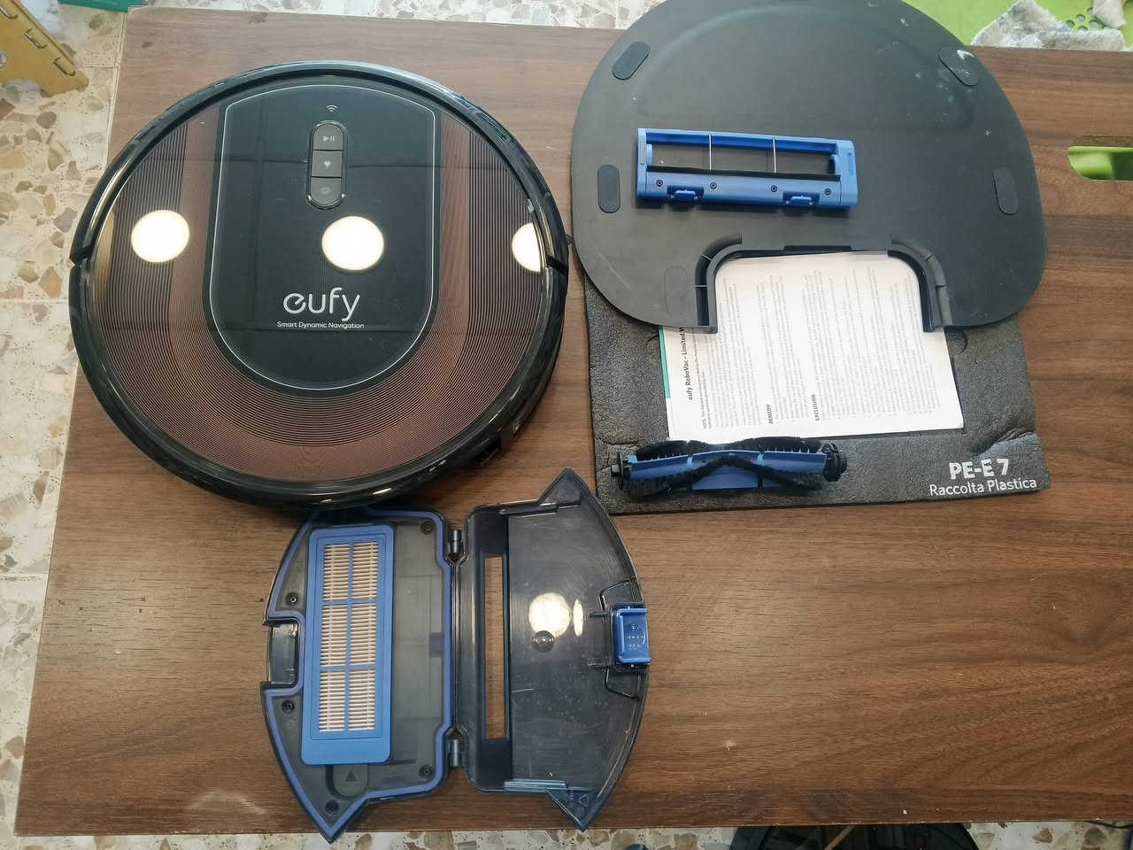 السلام عليكم عندي مكنسة روبوت ماركة eufy انكر نظافة ٪95
موديل G30هابيرد كنس مسح يوجد خدمة توصيل كافة محافظة العراق مكان شارع فلسطين حي الادريسي للاستفسار هذا رقم
/ ***********
