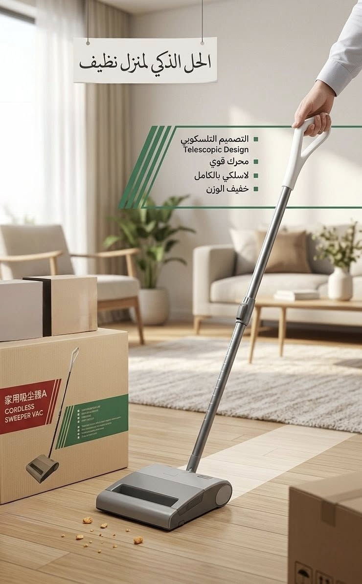 مكنسة مثاليه لالتقاط الفتات وشعر الحيوانات الأليفة والغبار من السجاد والأرضيات. تتميز بتصميم خفيف الوزن وسهل التخزين، بالإضافة إلى ميزات رائعة مثل الأنبوب التلسكوبي والفرشاة القابلة للإزالة لتنظيف أعمق وأسهل. ✨
السعر :33
للتواصل :***********
