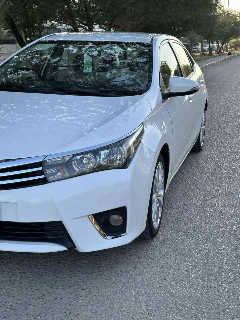 سلام عليكم كورلا 2015 خليجي مكينه 1600 شاشه حساسات تحكمات ماشيه 106 باسم شركه بيه جاملغ خلفي صبغ صوب السايق 140 وبيه مجال ***********
