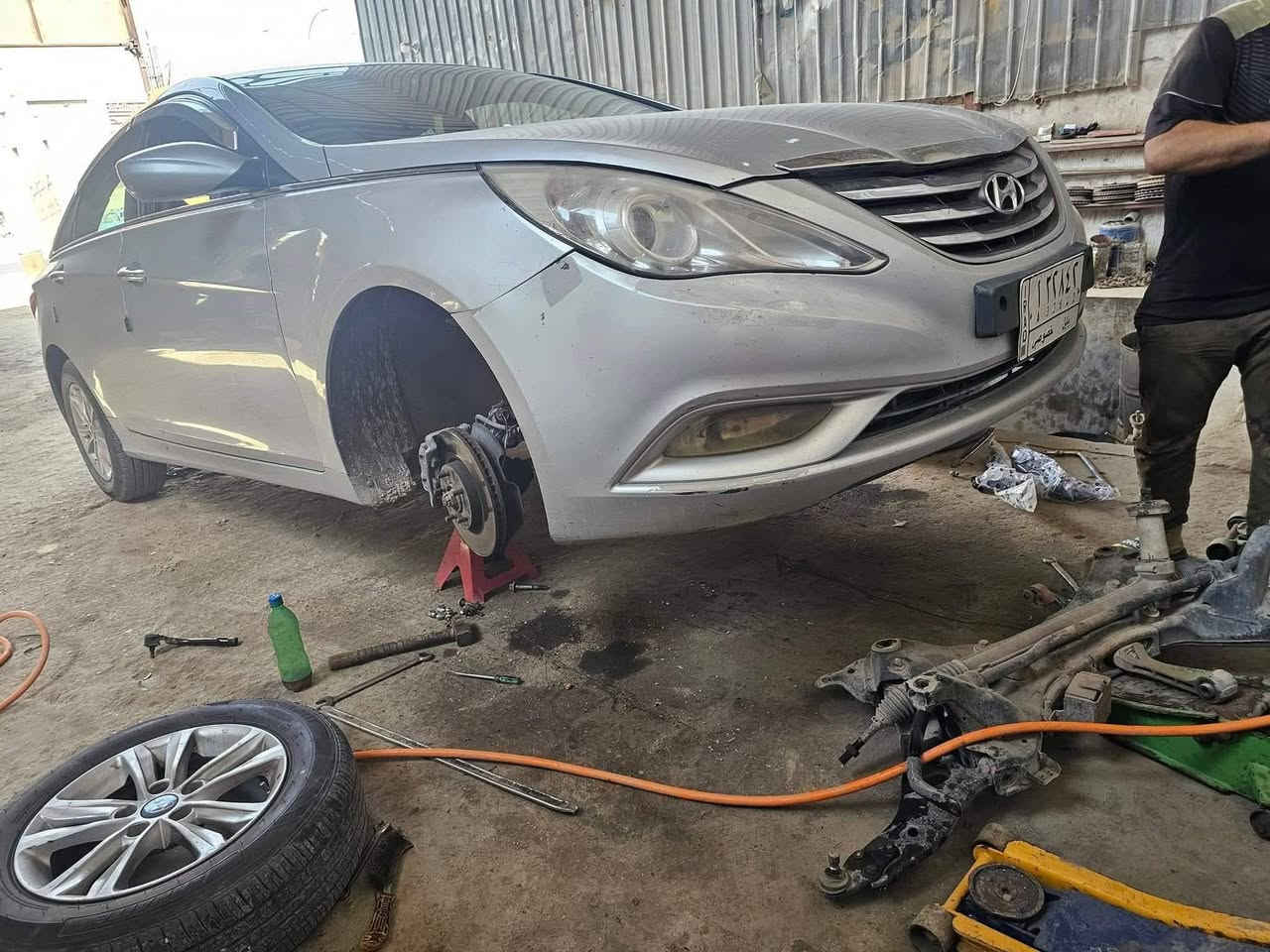 #ميزانيه_وبلنص_كاظم_الحداد *********** ***********  
أعمالنا اليوميه لزبائننا العرض 175 الف مستمر حبايب
 سونالكم عرض صدرب 175يشمل جميع السيارات الكوريه
(النترا فورتي اكسنت سوناتا اوبتما سورنتوا سنتافيا توسان ريو)
العرض هو [تبديل تخم بوش وطوب وشموع ورواط ولاستيك وتجفيت المشط مع الميزانيه والبريس والأدوات كامل 175 الف
العنوان حله شارع ٨٠ مقابل استدارة حي العسكري بادارة #كاظم_الحداد *********** ***********  (وخابر واحجز بسرعه
