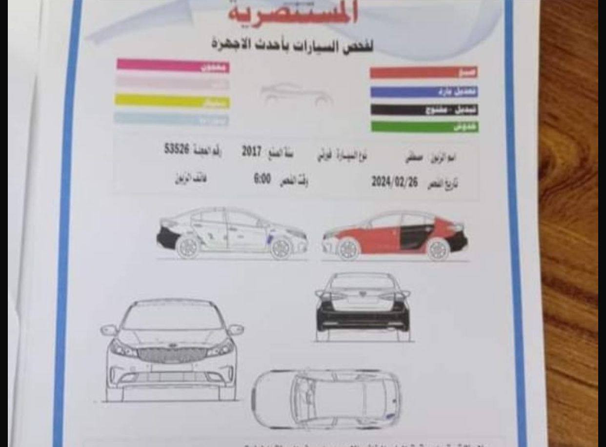 السلام عليكم فورتي 2017 للبيع حادثهه بوب صفحه السايق مسويلهه ادامه كامله ماشيه ٩٧ بغداد ***********  سعر ١١٧
