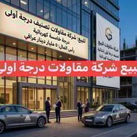 عرض بيع شركة مقاولات (تصنيف درجة أولى) - سيرة ذاتية ضخمة من الأعمال ال...