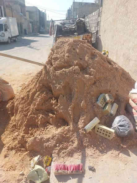 سلام عليكم  كادر تصعيد مواد كافه مواد رمل أسمنت كاشي سيراميك او تنظيف بيوت من بغداد رصافه ونشتغل بكل مكان ***********
