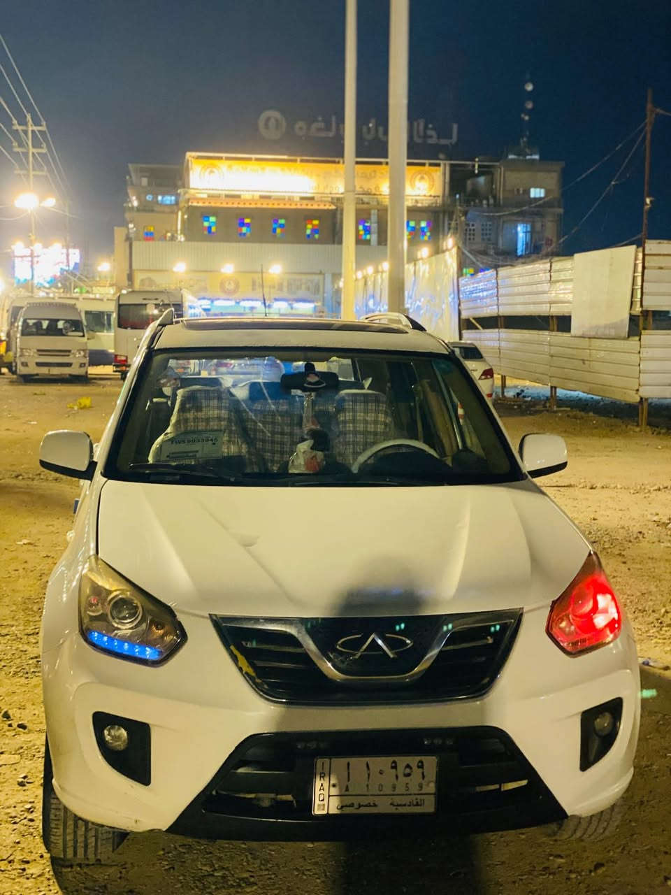 السلام عليكم 
شيري تيكو  2012 شكل 2013 كير كهربائي 
رقم قادسيه سنويه لل 2028 مشروع وطني 
مكينه لاتنقيص لاتبخير خير من الله 
بيها خشم البنيد بارد والجاملغ الأيسر وتلكيط خياسات 
بيها سستم سماعات 🔊 ماجستا
شاشه 
تدفئه تبريد كشنات
صدر امامي 80‎%‎
مكان السياره النجف الأشرف 
السعر : 55 وعليها غرامات ورقتين تنزل من السعر 
للتواصل واتساب / ***********
