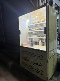 عربانه ألمنيوم • ١١٧ شيشه ١٠٠مل • ٦ ارفوف