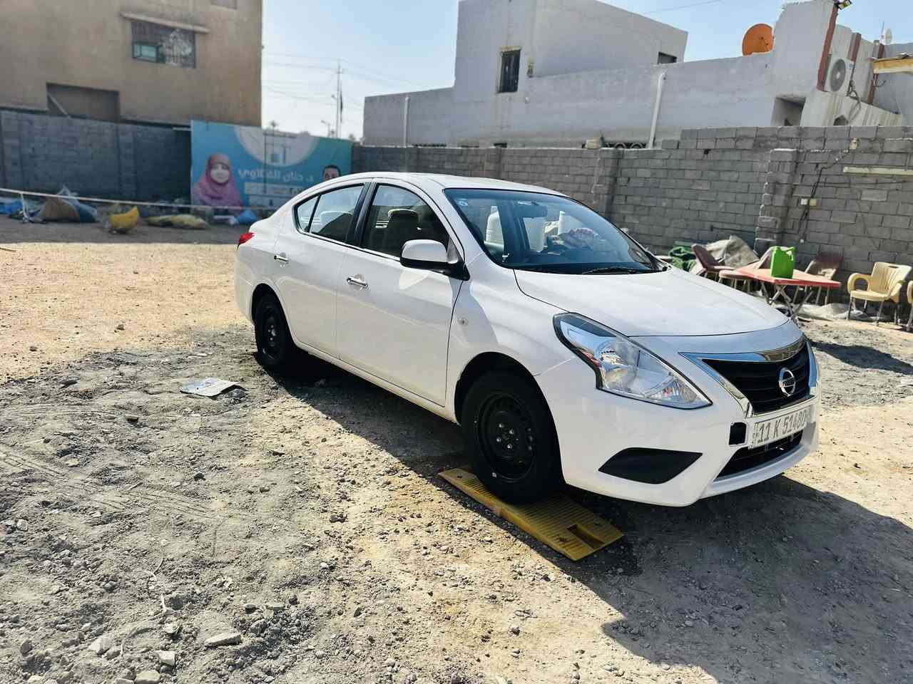 سلام عليكم نيسان هندي اصل  مديل 2023 بغداد بسمي ماشية ٣٤سياره بيه قطعتين تبديل بلادي نفس لون جاملغ وبنيد وربع جاملغ صبغ مكان سياره بابل ناحية نيل الاستفسار *********** سعر ١١٣ وبيه مجال
