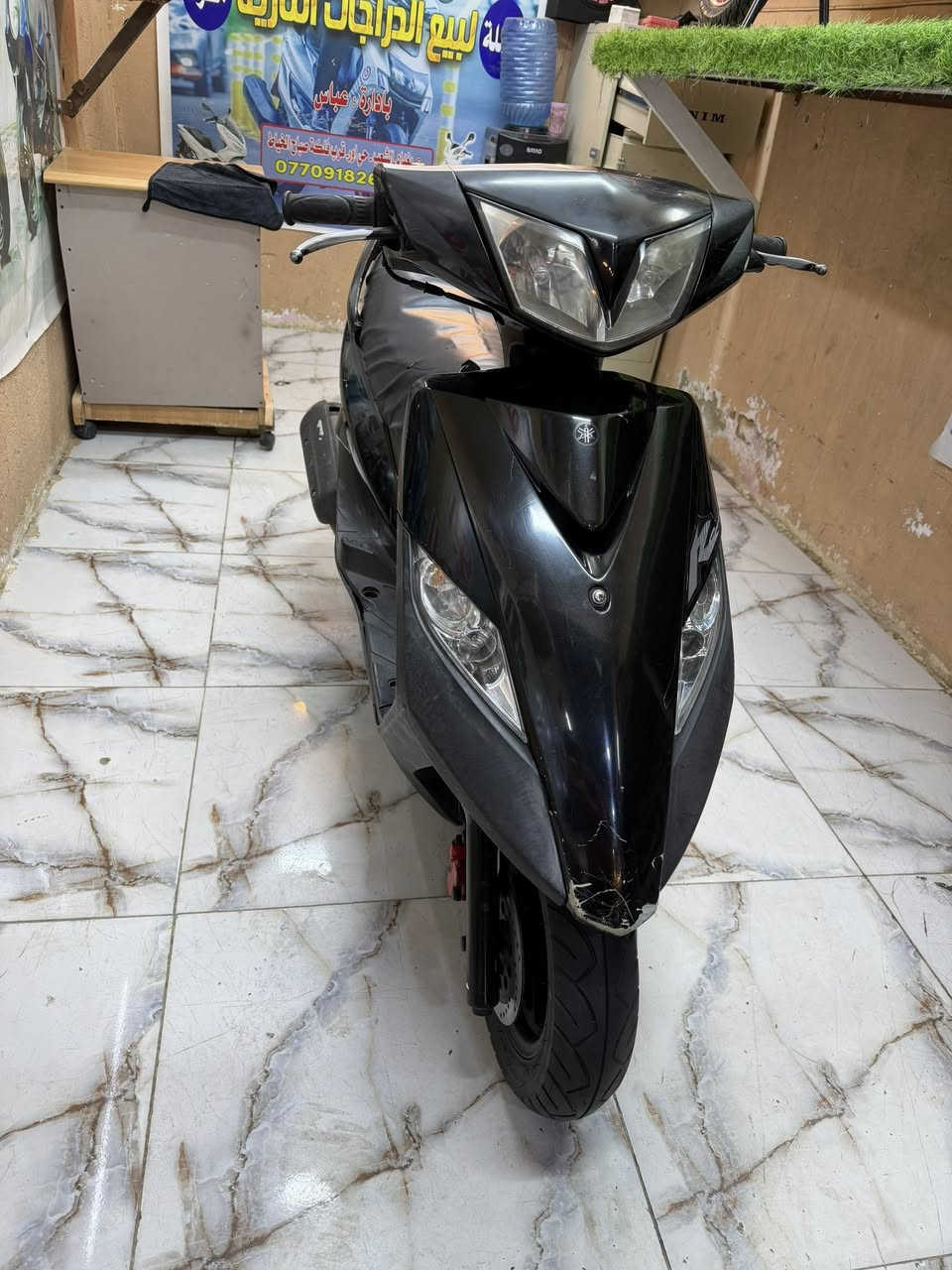 يا الله سلام عليكم معرض ابو الفضل للدراجات النارية عنوان المعرض بغداد الشعب حي اور قرب فلكة صباح الخياط للاستفسار على الرقم ***********
