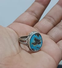 خاتم فضة 925 • قياس 26 • نيشابوري أصلي