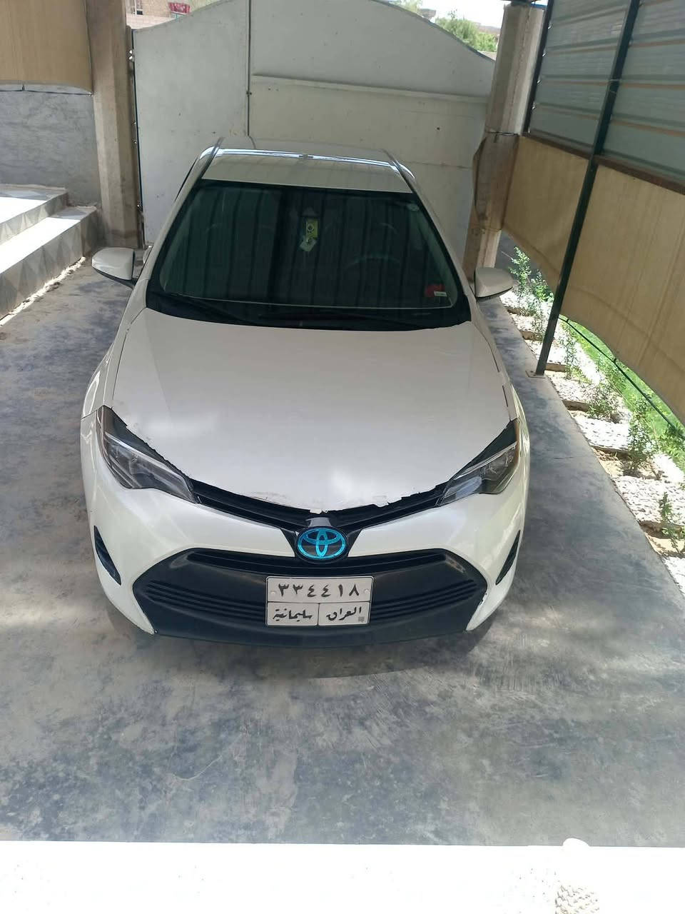 كورلا وارد امريكي موديل 2019
لون ابيض رقم سليمانيه
ضرر جاملغين امامي بدون بجم
 سعر البيع النهائي 138
حاليلا مكان سياره سامراء ***********
