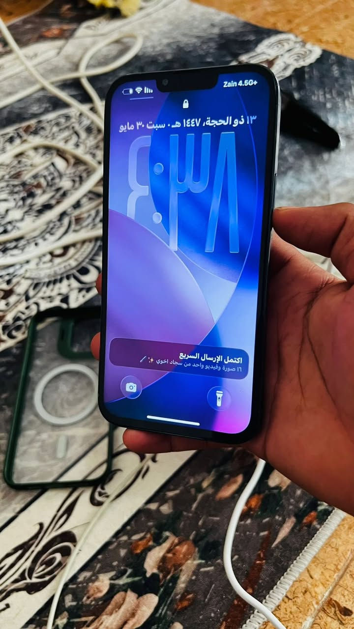 السلام عليكم شباب ايفون ١٣برو ماكس شرق اوسط
ذاكرة٢٥٦ مبدل شاشة نوعية زينة
بطارية٨٢ بسعر ٥٧٥ وبي مجال


**إذا كنت صاحب هذا الإعلان وتريد حذفه لأي سبب، رجاءا أرسل رسالة إلى الدعم الفني**