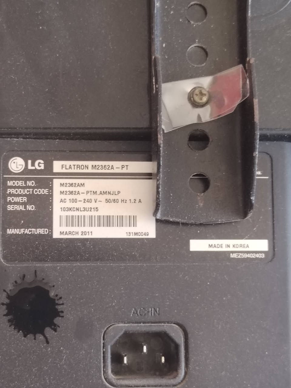 سلام عليكم لبييع شاشه بلازمه LG  حجم 23 مداخلها موضح بصور .
السعر 45 وبي مجال مكان بعقوبه


**إذا كنت صاحب هذا الإعلان وتريد حذفه لأي سبب، رجاءا أرسل رسالة إلى الدعم الفني**