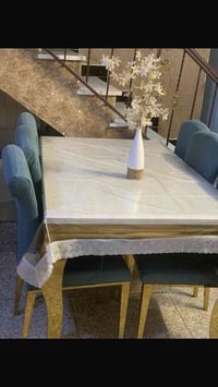 ميز طعام • طاولة طعام • ميز مرمر • طاولة مرمر • ميز ٦ كراسي • طاولة ٦ ...
