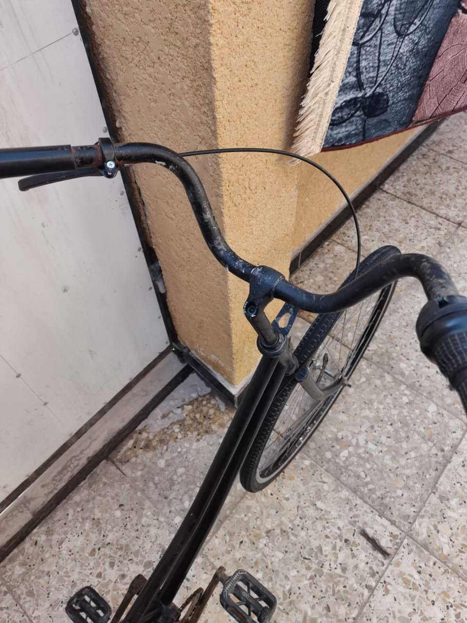 السلام عليكم اخوان للبيع بايسكل سياحي حجم 27باله مصبوغ تايرات جدد سله جديده سرج نضيف ابريك شغال بايسكل كله شغال مابي اي ملعب سعره 45 بي مجال 
مكاني بصره صبخة العرب 
رقم ***********
