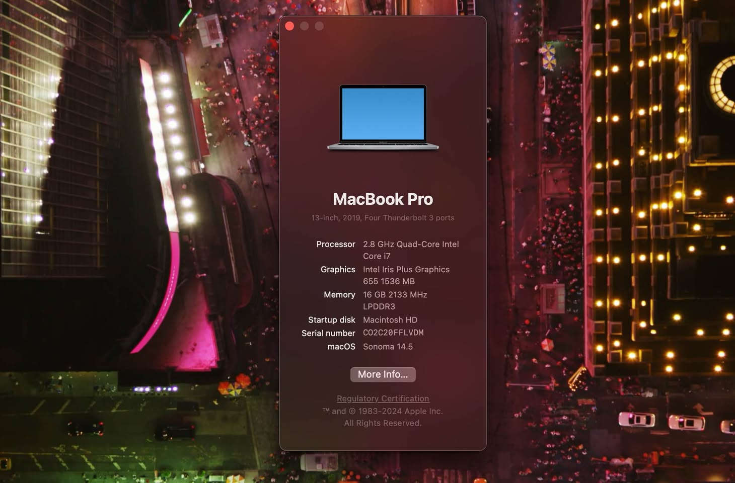 Only 449$ limited ✅
Macbook pro 2019 13 inch
512GB SSDNVME
16 GB RAM
Corei7- QuadCore 😍
Cycle Count 511 🔋 Guarantee work like new 
Very good for holding Charge
Supports latest version of macos
Very clean %95 
Screen %100 clean
%100 functional laptop
Both Macos and Windows can be installed fully functional
Ranyah , Sulaimaniah Iraq
*********** Whatsapp ✅ أربيل, العراق
