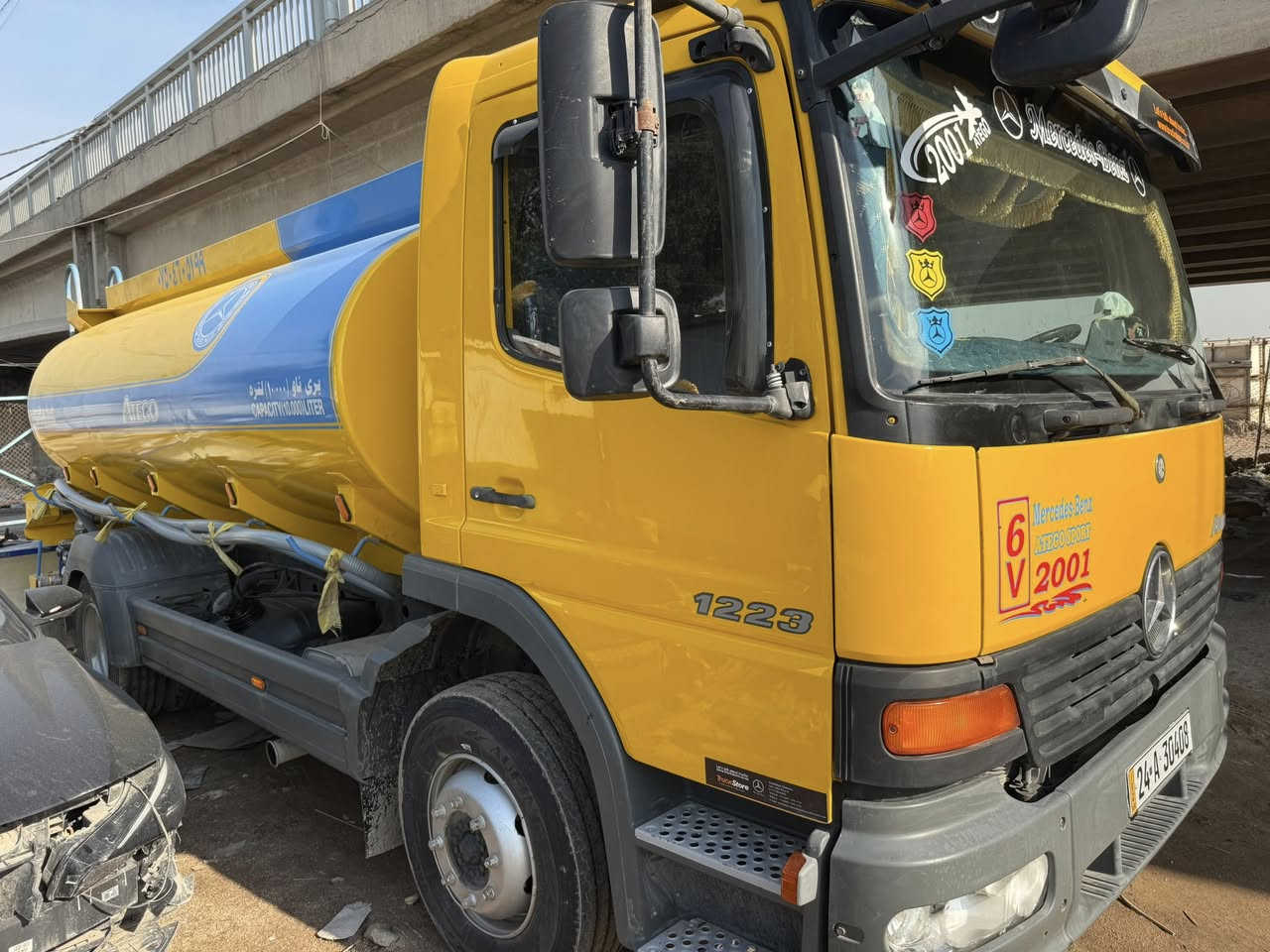 البيع  مديل2001 مكينه سته ستندر 8 برقي  فحال عشرة طن سعر ١٩٠ مكان بصره  هاتف***********
