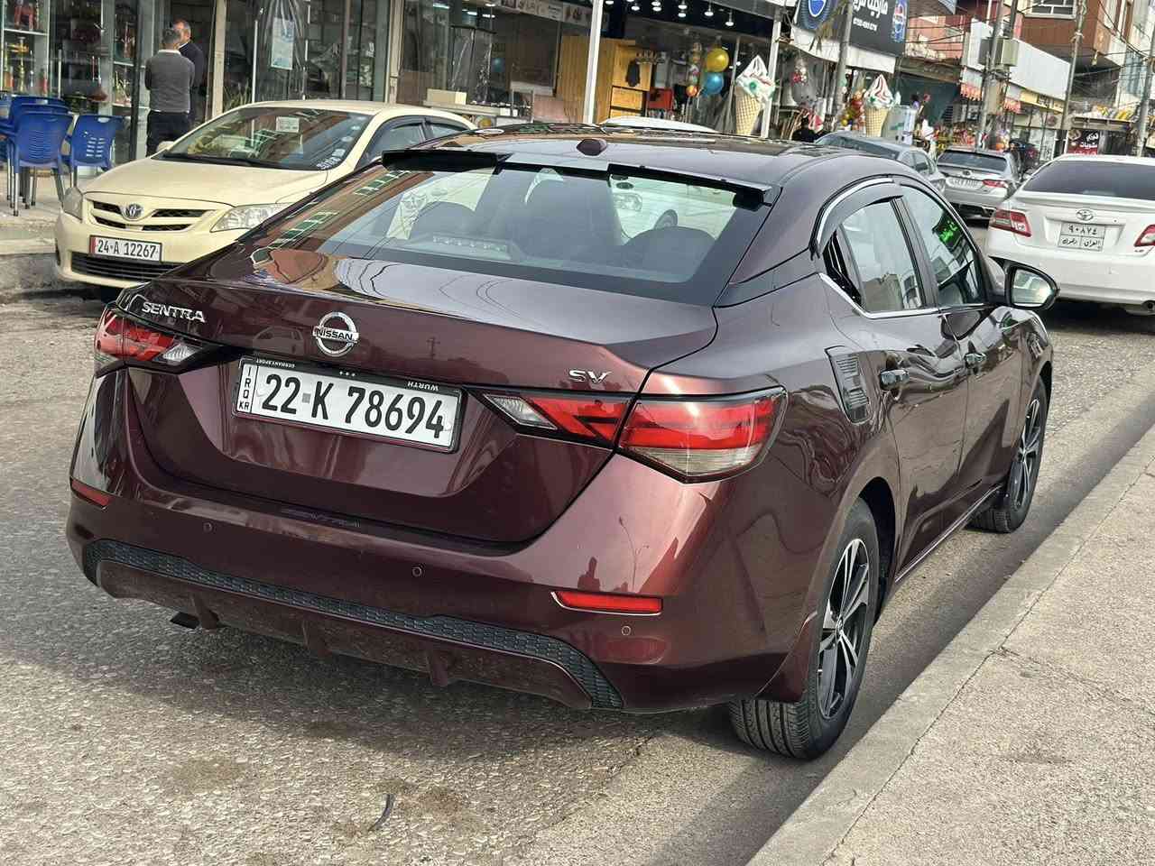 Nissan sentra 2021SV الظرر فقط البولند بدون دواخل صور الظرر مرفق مع صور المنشور كير محرك تحويل غرامات شرط ماشيه 82  السعر 124$ قفل رقم سنويه هزه تايرات تخم جديد مكان عقره ***********
