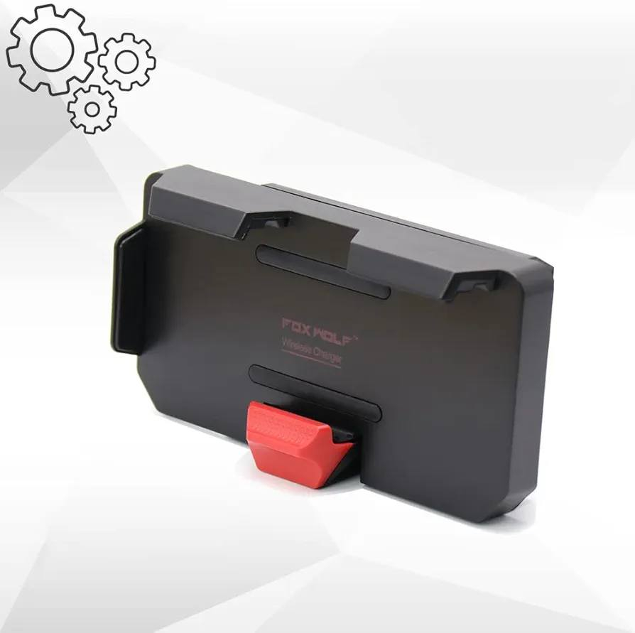 هذا هو شاحن لاسلكي وحامل هاتف للدراجات النارية يحمل علامة تجارية "FOX WOLF". يتميز بالخصائص التالية: 
قوة الشحن اللاسلكي: 15 واط.
مقاومة للماء: مستوى IP67.
متوافق مع الهواتف الذكية التي تدعم الشحن اللاسلكي.
نطاق العرض: 6.4 سم - 9 سم.


**إذا كنت صاحب هذا الإعلان وتريد حذفه لأي سبب، رجاءا أرسل رسالة إلى الدعم الفني**