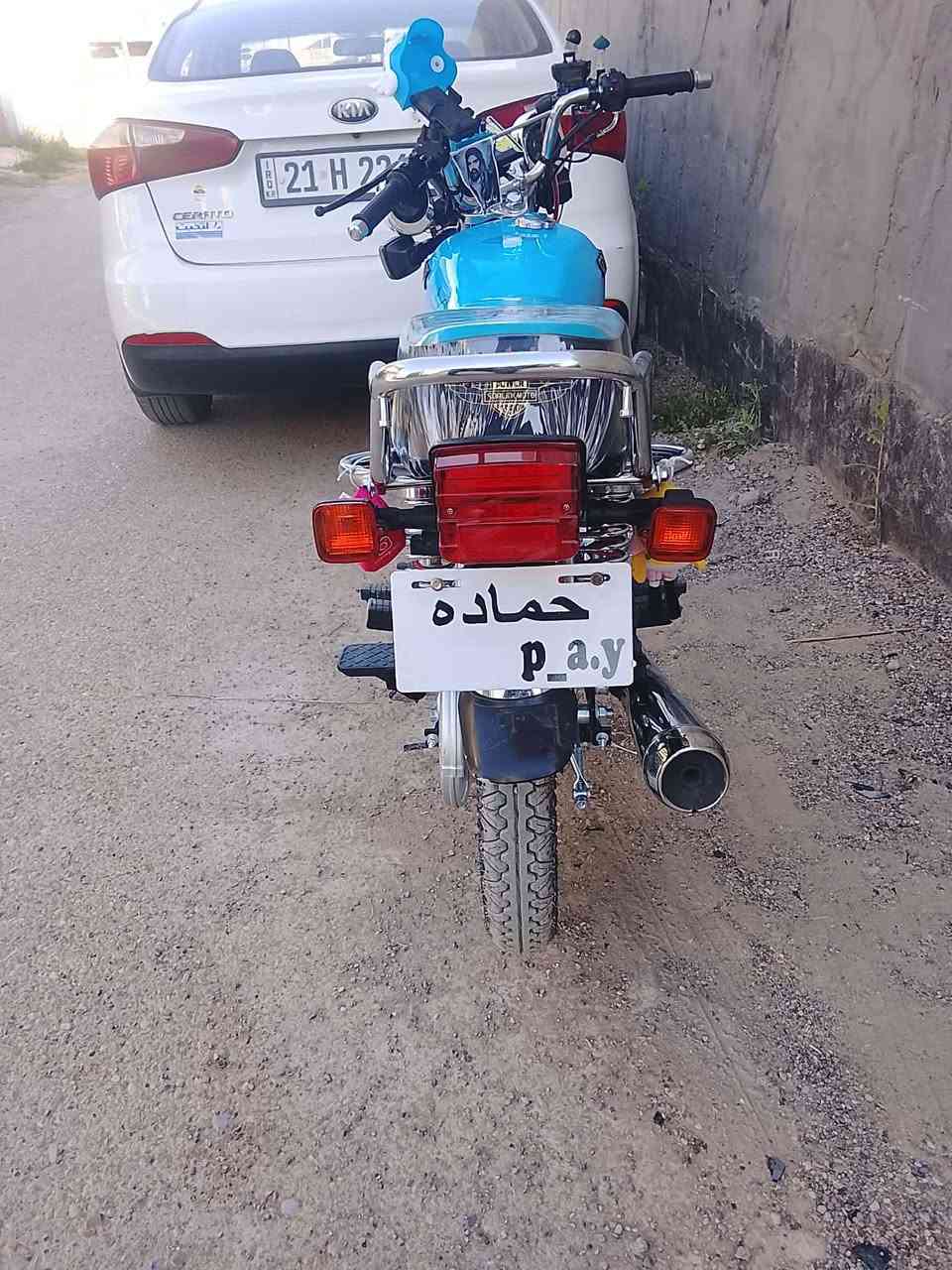 السلام عليكم ورحمه الله دراجه تايكر 25 قبل شهر من نزلت للشارع الدراجه بحاله الوكاله بعدها زيرو الدراجه مال جناي وبيها شلعه تشك الكاع اوراق  كارتونيه فقط مرتبه ترتيب بصيط ميحتاج ربع ذب عليها كدام عينك الدراجه احله من الصور وتجي تفحص وجيب وياك 10 فيتريه المحرك سبانه ممطخوخ السعر المطلوب 700 وبيها مجال حك جيتك مكاني بعقوبه تقاطع القدس مستعجل علبيعه ***********
