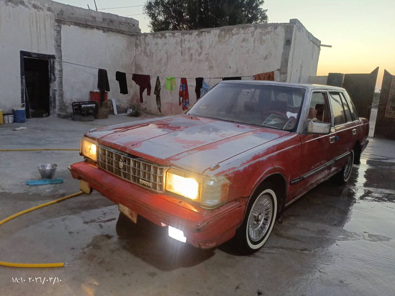 السلام عليكم سوبر البيع موديل 85 تخم تاير جديد باتري جديد محرك ثنين ونص نضيف كير نضيف سياره جاهزه لايت عالي ناصي حداديه جديده صبق شركه كهربايات كلها شغاله وكاله عامه وذا تريد هاذا رقم وتعال نتتصال *********** مكلف بنشرر 👍🏻
