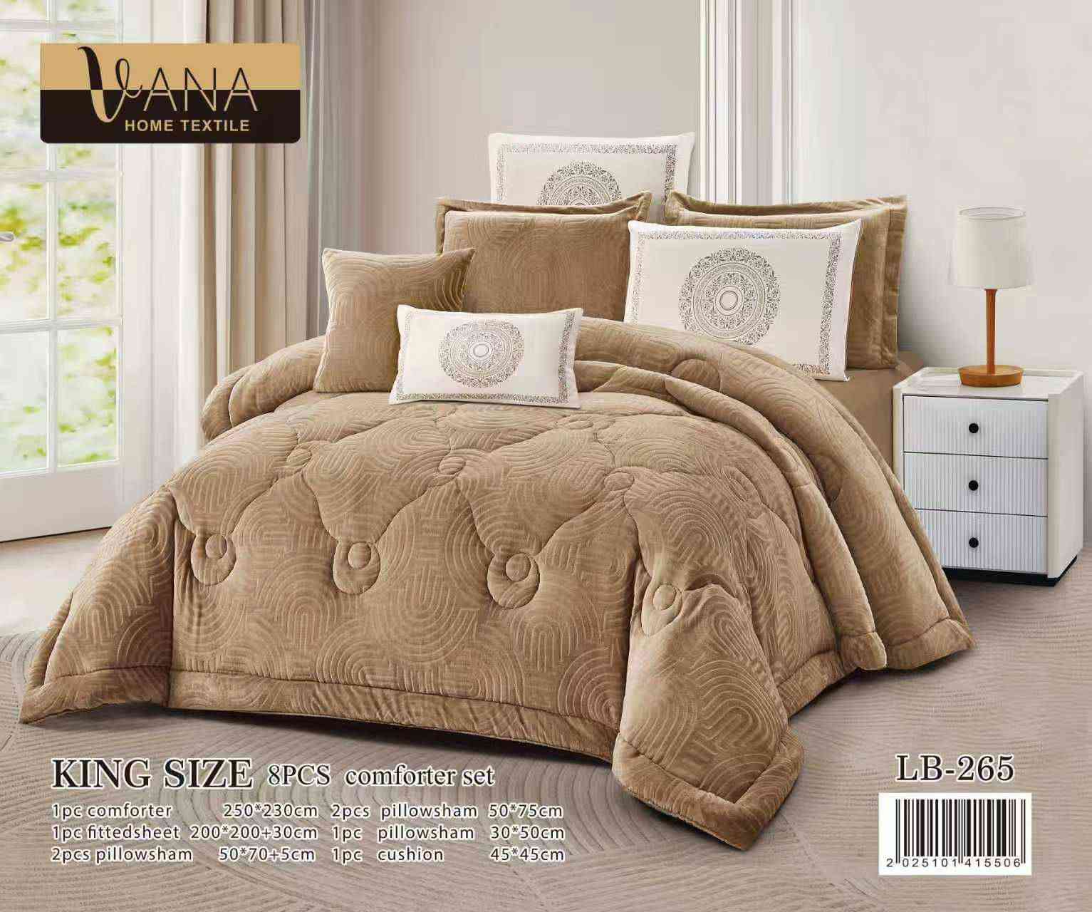 2025 / 2026 💥

لحاف نفرين قياس كبير شتائي ثقيل حفر نقشه  بارز خامة جيدة جدا 
8 قطع قياس ملكي (King size )

لحاف مع شرشف لاستيك مع  4  قطعه وجه مخدة مع وجهين كوشة 👌

السعر  : ٦٥ ألف

 القياسات  :
 قياس اللحاف              230*250             عدد 1
قياس الشرشف             200*200+30      عدد 1 
قياس وجوه المخاد       75*50                  عدد 4
كوشة مستطيلة            30*50                  عدد 1
كوشة مربعة                  45*45                 عدد 1

توصيل داخل كربلاء المقدسة وجميع المحافظات مجاني المدة يومين واتساب ***********
