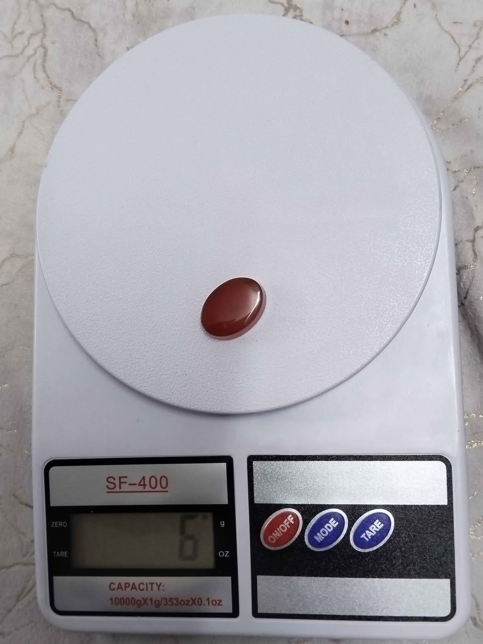 عقيق يماني احمر بلمعة مميزة وزنها 6 غرام جاهزة لمحبس رجالي سعرة 25بي مجال قليل ***********توصيل مجاني داخل كركوك كركوك, العراق
