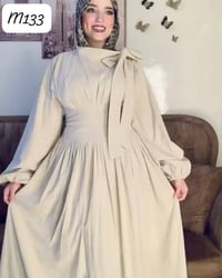 ستايل تركي • فستان كلوش • شانيل مخمل