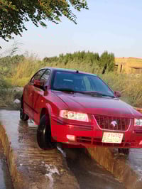 سمند موديل 2012 السياره مكفوله كفاله عامه السياره جديده وحلوه مناقصه ا...