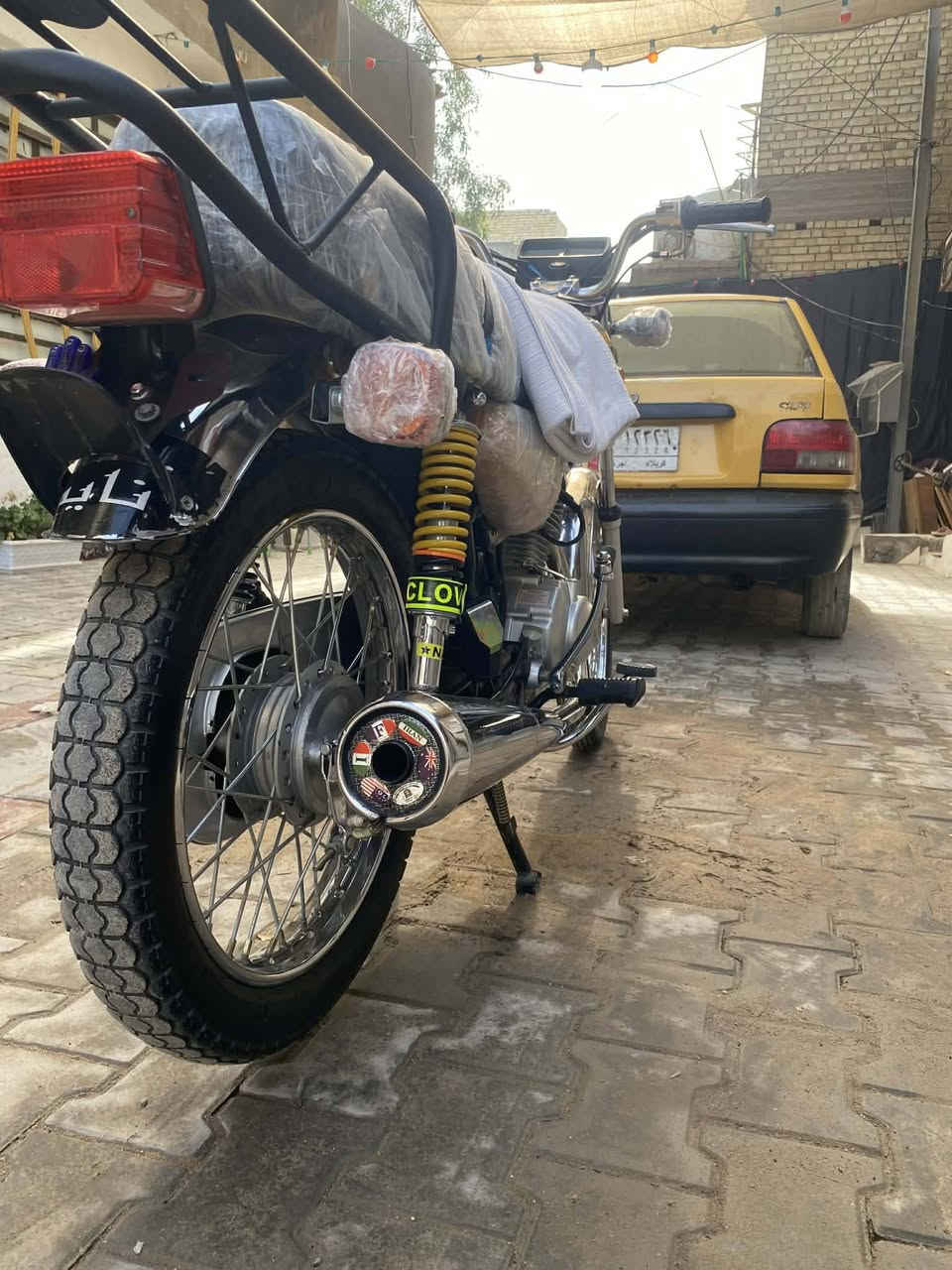 سلام عليكم دراجه للبيع اربعه كير موديل 2025 جديده بعده مكاني كربلاء السعر 700بيه مجال قليل ***********
