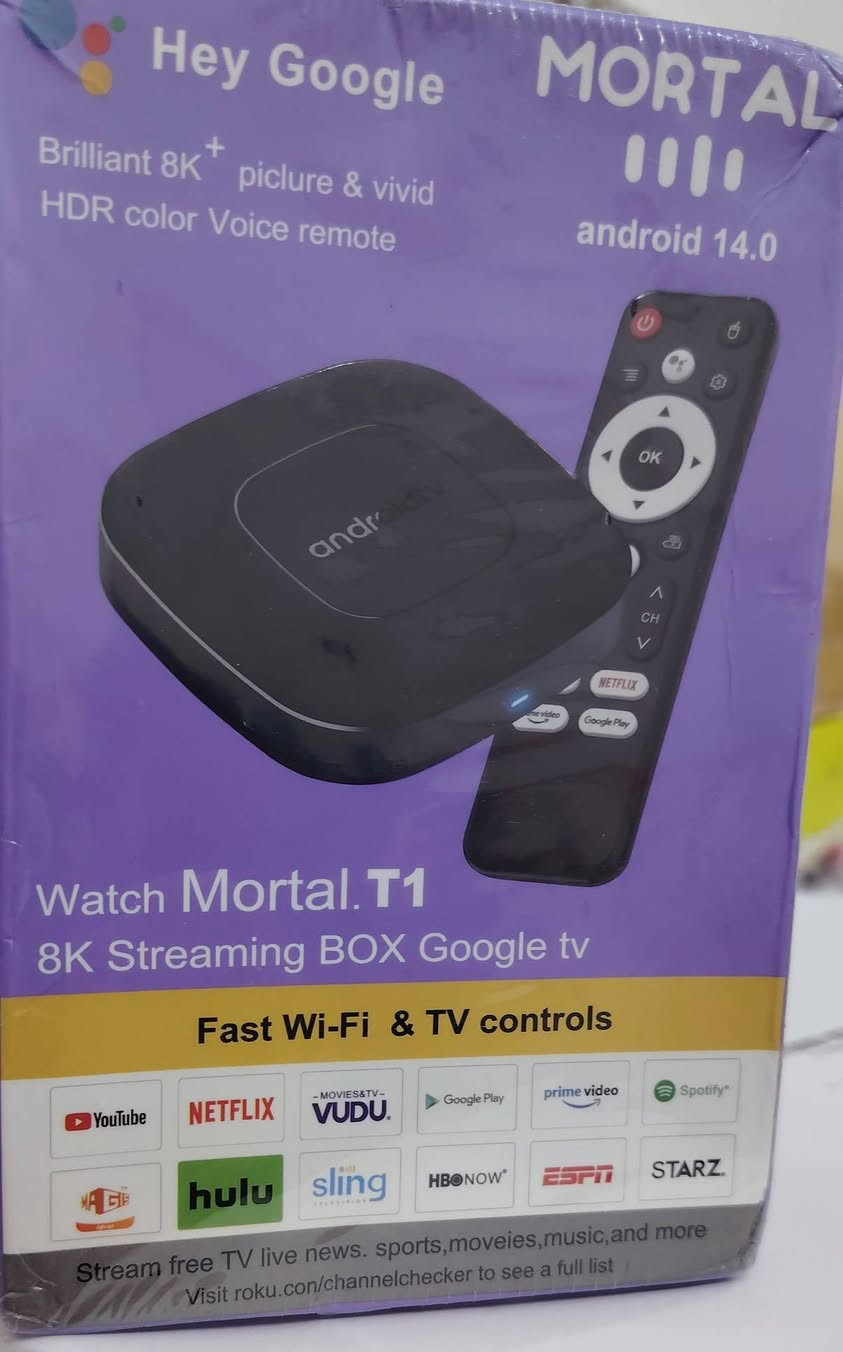 🔥 عرض خاص ومميز! 🔥

📺 TV Box Mortal
 بنظام Android 14

- ذاكرة 16 
 - الرام 2 
- ريموت بلوتوث ناطق يدعم الأوامر الصوتية 🎤

🎬 مع اشتراك بتطبيق Eliaa Pro إليا برو لمشاهدة:
✔️ القنوات العربية والأجنبية
✔️ القنوات الرياضية
✔️ بجودات 4K / FHD / HD

🍿 مكتبة ضخمة تضم أكثر من 27,000 فيلم
📺 مكتبة مسلسلات كبيرة + باقات مسلسلات رمضان 2026
الحلقات اول بأول
⏳ الاشتراك برو لمدة 6 أشهر يبدأ من تاريخ الشراء.

💰 سعر الجهاز مع الاشتراك: 35,000 دينار فقط

🚚 توصيل متوفر لجميع المحافظات
📦 سعر التوصيل: 3,000 دينار

📩 للحجز والاستفسار راسلنا على الخاص.


**إذا كنت صاحب هذا الإعلان وتريد حذفه لأي سبب، رجاءا أرسل رسالة إلى الدعم الفني**