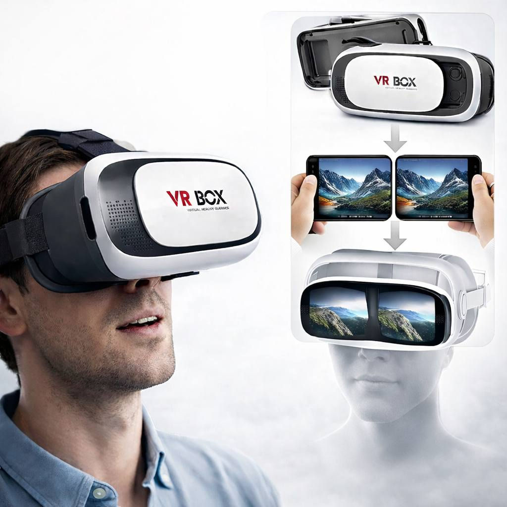 🎮🕶️ نظارة VR BOX للواقع الافتراضي 🌌
 • رؤية ثلاثية الأبعاد واضحة 👀
 • تعمل على كل الأجهزة 📱💻
 • استمتع بالألعاب، أفلام الرعب، ومسلسلات 360° 🎬
 • سهلة الاستخدام ومريحة 😎

عيش المغامرة وكأنك فيها! 🚀
السعر 15 مع التوصيل خلال 24 ساعه بسسسس العرض جداً محدود يوم واحد ويرجع لسعره الأصلي 25


**إذا كنت صاحب هذا الإعلان وتريد حذفه لأي سبب، رجاءا أرسل رسالة إلى الدعم الفني**