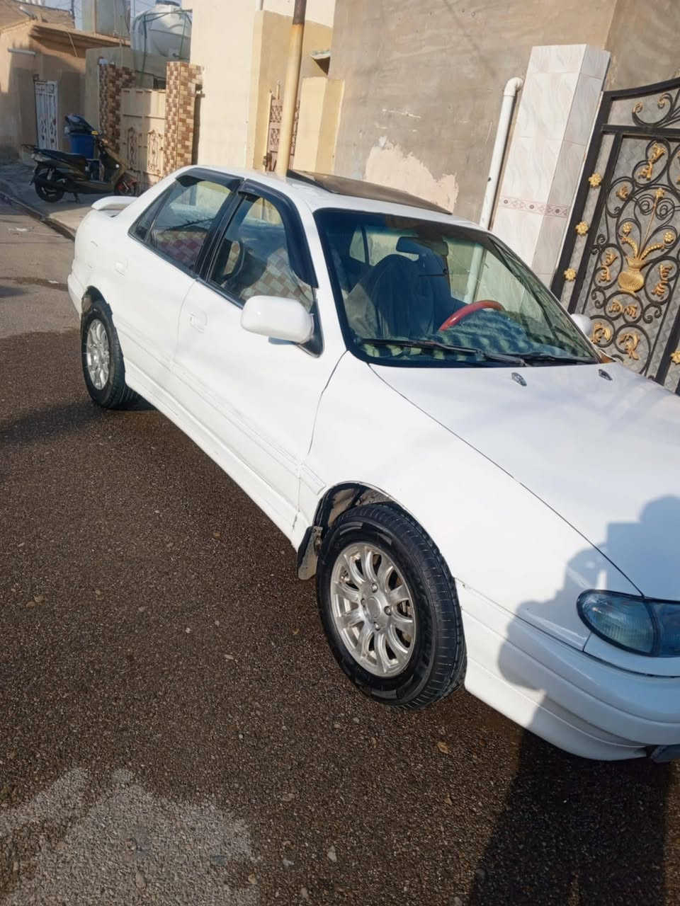 سلام عليكم النترة للبيع موديل 1995 رقم انكليزي بسمي سياره جديده صبغ حزام للجماليه محرك مفتوح كير عادي تخم تايرات سياره مابيه نقص شرط التحويل سعر 32 وبيه مجال  هاتف ***********
