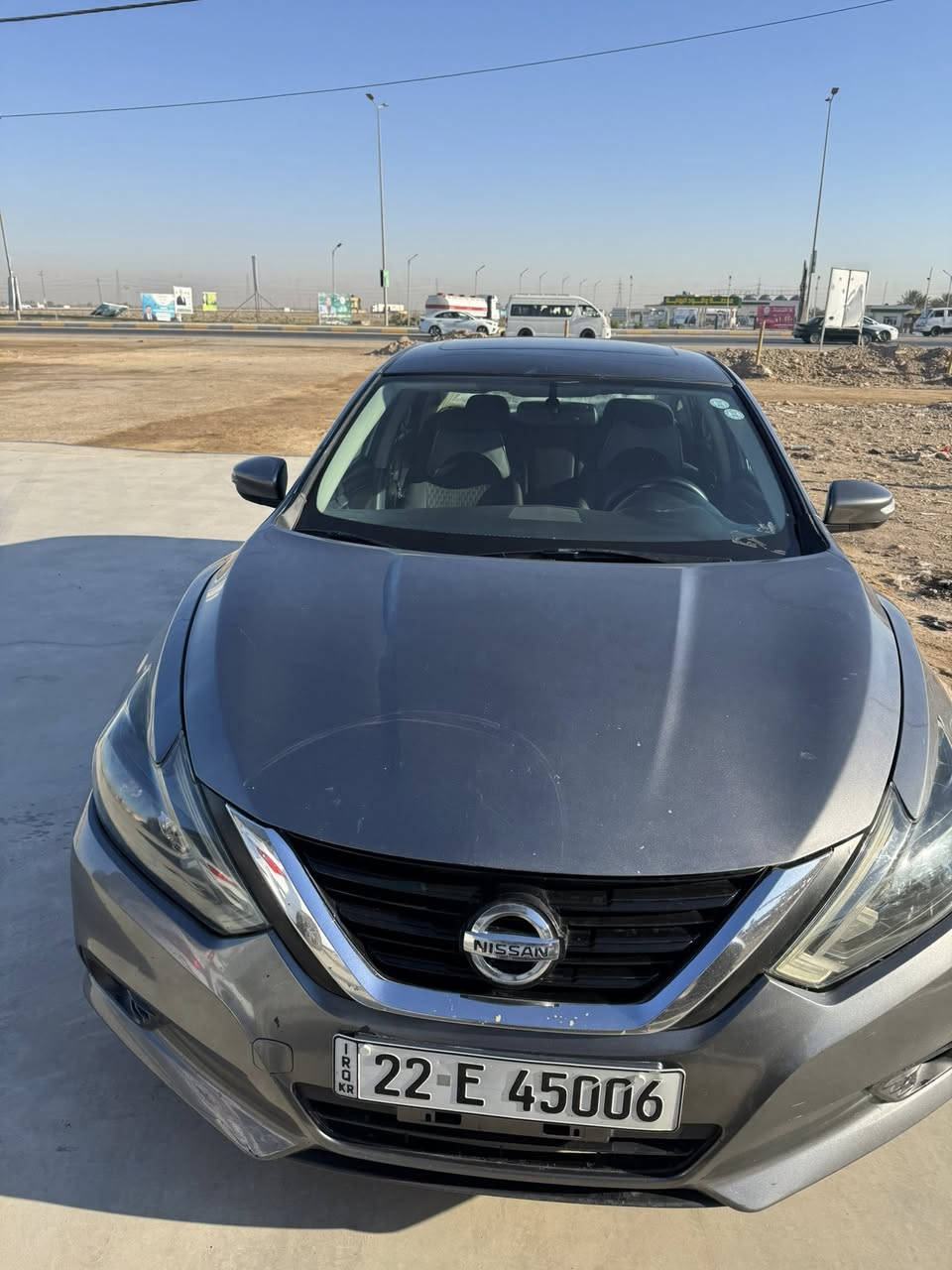 نيسان التيما موديل ٢٠١٦.  رقم اربيل —- بنيد  صبغ. ايرباك سستم راجع    تعديل وصبغ  ربع من باب الي وره السائق وشويه بالهلال مال الجاملغ  نفس الجهة. مواصفات السياره
تحكم. ستيرن - تحكم سرعه   كروز كونترول - تحكم راديو بالسترين -  فتحة سقف.  كير اوتماتيك ٧ سرعات  جام كهرباء. لون السياره نفطي او فيلي حجم المحرك 2500   طبعا. سعر المحرك مال الكص جديد ورقتين. ونص واصل يمك  يعني غراضهة بلاش هاي السياره  بأسمنا مال البيت  رقم الماني. بس هزه يرادلهة جديد خلصانه  مكان السياره الكوت. تحويل او وكاله السياره مال البيت.  بأسمنه السعر المطلوب ١١٨ ورقه. بيع مستعجل. عندي بناء ومحتاج فلوس. هذا السعر  بي مجال قليل جدا. لان هذا. سعر بيع. مو سعر معارض. للتواصل ***********   للسياره خير من الله مير ومحرك. وصدر. تراي للبصره
 اخوكم. حسين السعيدي
