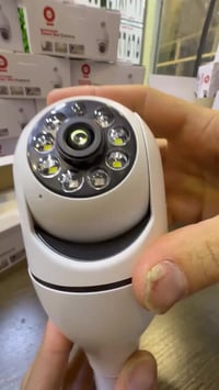 كاميرا مراقبة • دوران ٣٦٠° • تحكم بالموبايل