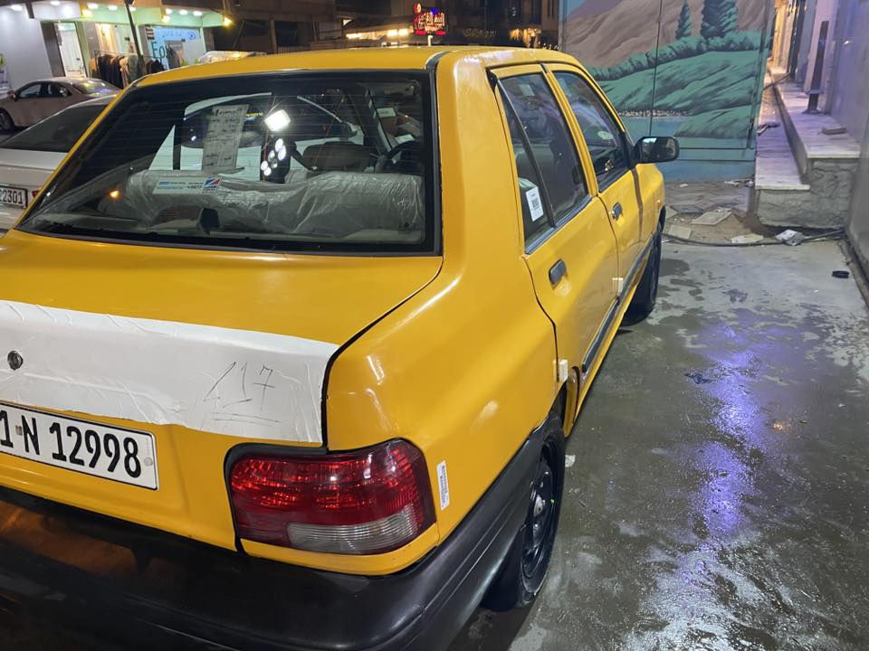 سايبه للبيع ١٨ اقرء التفاصيل
بيه ٣ قطع صبغ 
باب وجاملغ خلفي عكس السايق وباب السايق 
المكينه بيه تبخير 
الشاصي مفطور وملحوم عكس السايق فقط 
سنويه لل٣٠ يله تسقط هزه جديده بشهر الواحد
غرامات وهيئه مصفره تحويل ثاني يوم 
السعر ٤٠ وبيه مجال 
الاتصال ***********
العنوان بغداد الشعب حي البساتين
