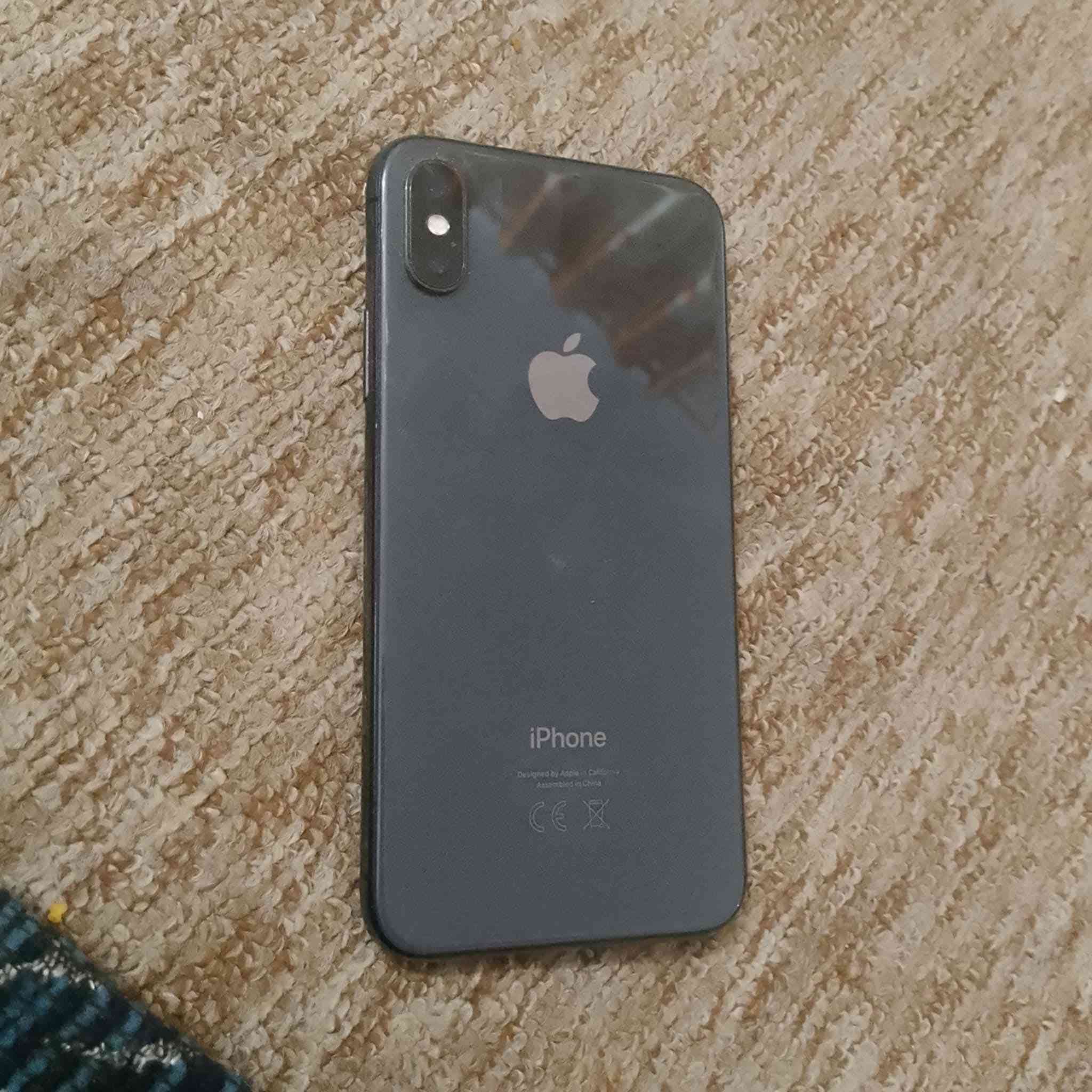 ايفون xعادي
ذاكره ٢٥٦
مستبدل شاشه وبطاريه ١٠٠٪؜
كلشي شغال 
فيس ايدي واكف 
السعر ١١٠ وبي مجال


**إذا كنت صاحب هذا الإعلان وتريد حذفه لأي سبب، رجاءا أرسل رسالة إلى الدعم الفني**