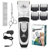 ماكنة حلاقة قطط • مقص ومشط ستانلس • فيش إنكليزي