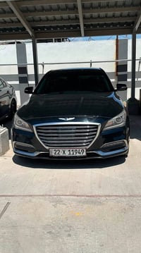 جينيسيس G80 - محرك 3.8   موديل 2018لون أسود ملكي ممشى 97 mile 🔹 الحادث...
