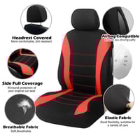 تلبيسات امامية • زوج • قماش مطاط