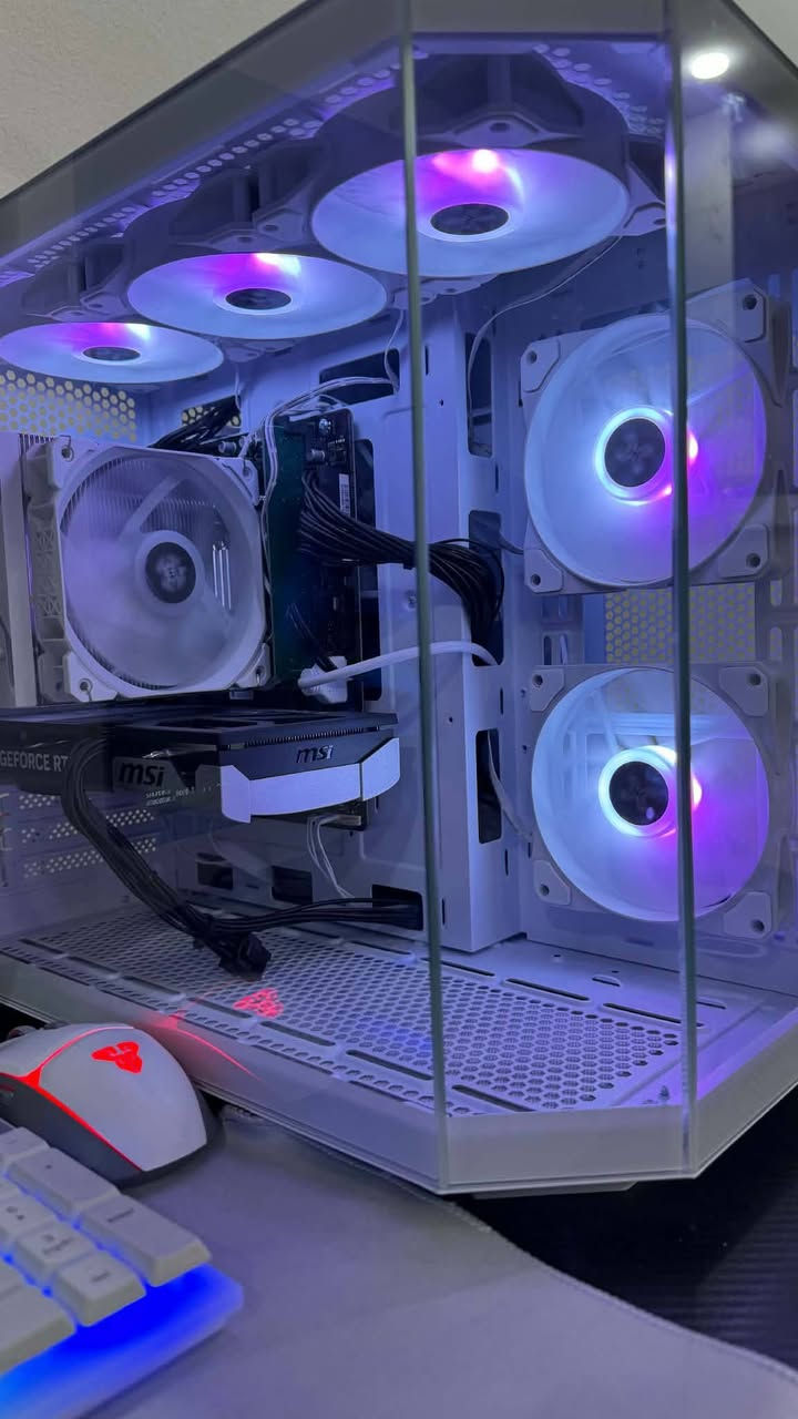 للبيع السعر مليون و 550 استخدام شهر واحد فقط
*XIGMATEK CASE cubi M Arctic white 

*Gigabyte H610M K DDR4 1.0 motherboard intel H610 express LGA 1700

*Intel core i5-14400F 

*XIGMATEK AIR Killer pro Arctic white 

*TwinMos PC4-25600U 16GB DDR4 3200MHZ /U-DIMM Desktop 

*Hard disk 512GB ssd m.2 nvme + 2T SSD lexar

*MSI GeForce RTX 5060ti ventus 2X OC plus
Graphics card, 8GB GDDR7 128-bit 

*XIGMATEK Odin II 600W black AC 230V , DF APFC , black Cable , 80plus ,120mm fan ,UK power cord , color box EN45622
مكاني الموصل و متوفر توصيل


**إذا كنت صاحب هذا الإعلان وتريد حذفه لأي سبب، رجاءا أرسل رسالة إلى الدعم الفني**
