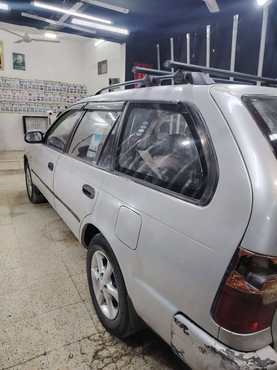 للبيع كورلا مويل 1994 يسره بلادي صبغ حزام جماليه سنويه 29 بسمي تبريد شغال تخم تاير حداديه  جديده جاهزه 60 بيها مجال //مكان واسط النعمانيه *********** /***********
