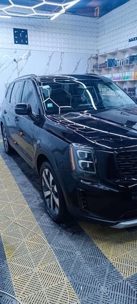 كيا تولارايد 2022 برستيج يعني اعلى فئه لون اسود ميتاليك ماشيه 67 رقم E...