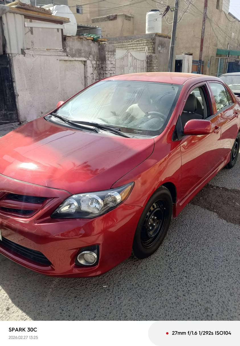 كورلا 13
وراد امريكي حادث مرفق بلمنشور 
 شاصي مقفول ولغد مقفول بيها بنيد 
وأبيها باب خلفي صبغ اثر ضربا ستوته مصبوغ 
وأبيها تنقيص بدون تبخير 
والتبريد نقص غاز 
مكان بغداد حي العامل 
مامتوجدين على الخاص 
رقم تليفون 
*********** 
السعر 118بيها مجال لشراي
